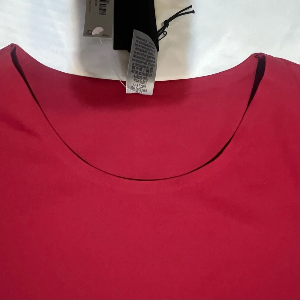 Victoria’s Secret VSX Elevate Tee Red Size Large Performance Top Crew Neck - Picture 6 of 12